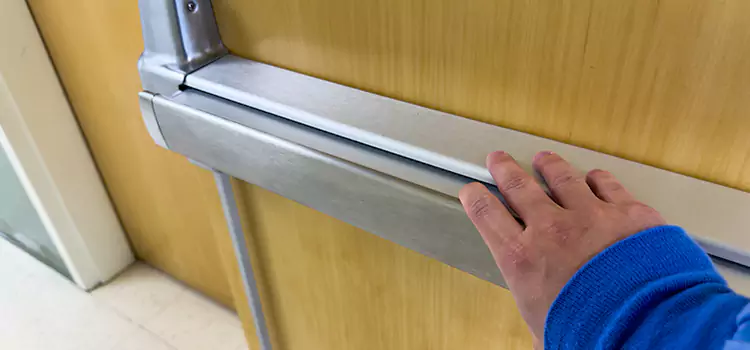 Installing a Push Bar on a Door Toms River